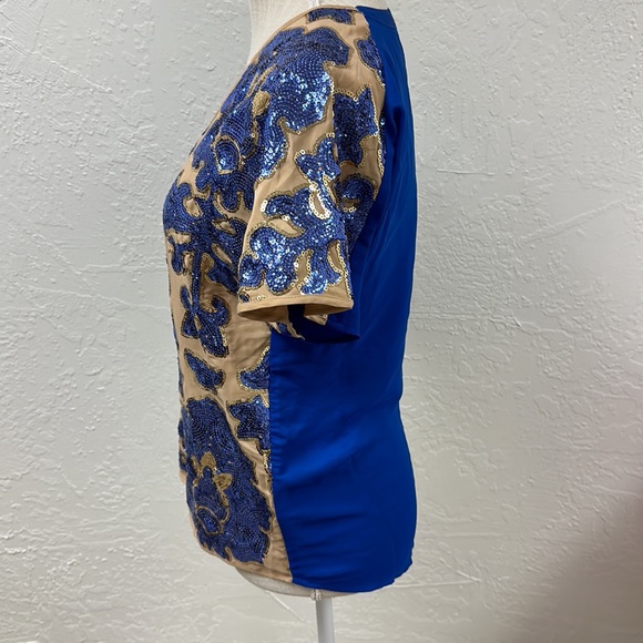 Sparkling Neiman Marcus Tracy Reese blouse xs - Picture 2 of 5